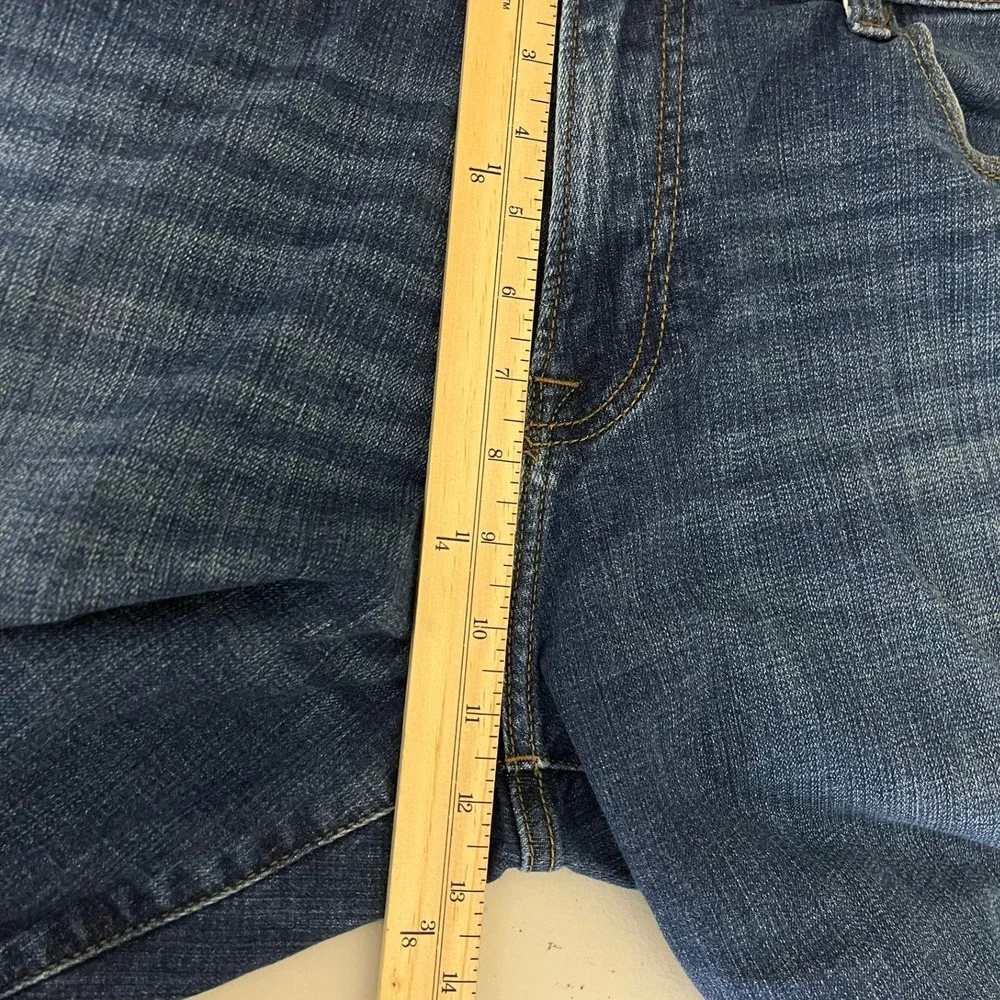Lucky Brand 221 Straight Mens Jeans Blue Medium Wash 38x32 Denim Pants